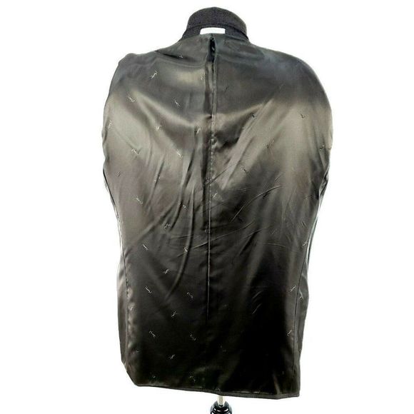 Yves Saint Laurent 42L 2 Button Birdseye Brown Woo - Picture 11 of 12